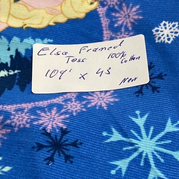 New📌Disney Frozen Elsa Framed Toss  Fabric 3 yard - Picture 8 of 9